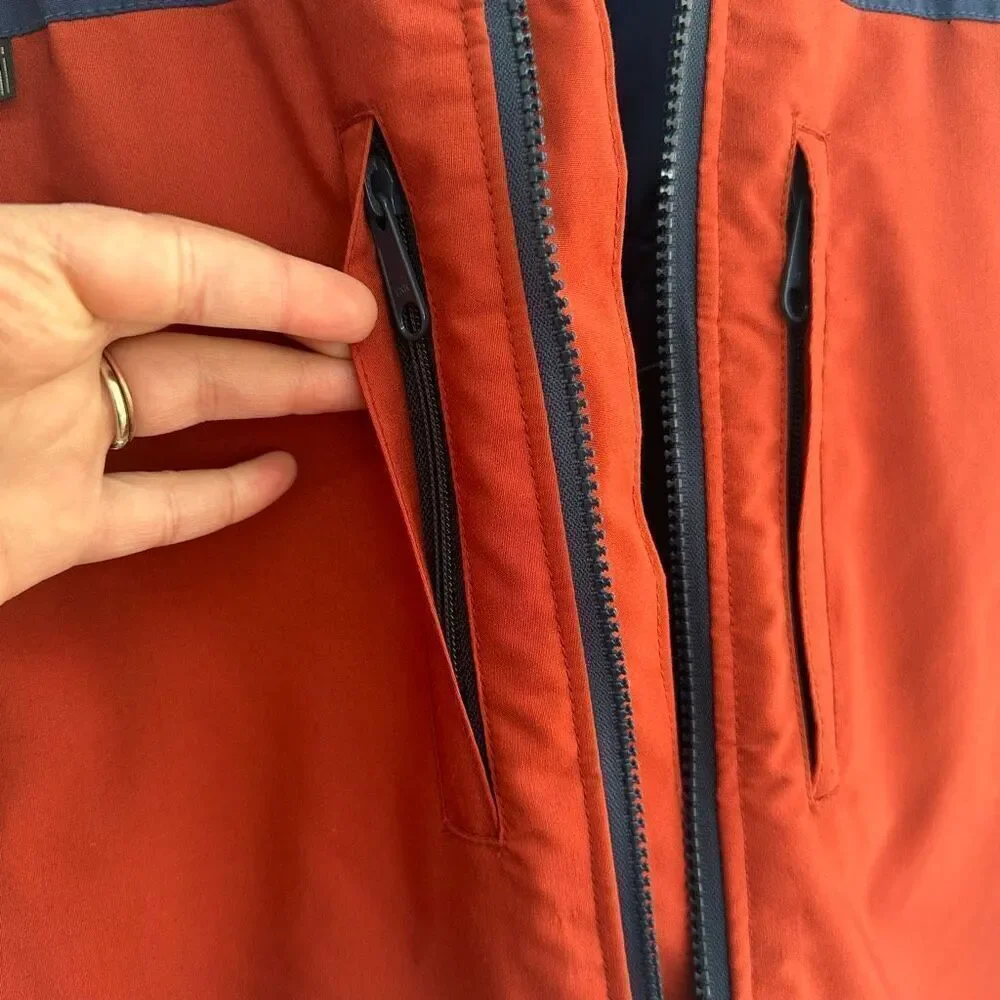 Alti of Santa Fe Women’s 80s Gore-Tex National Ski Patrol Rust Navy Zip Bomber J